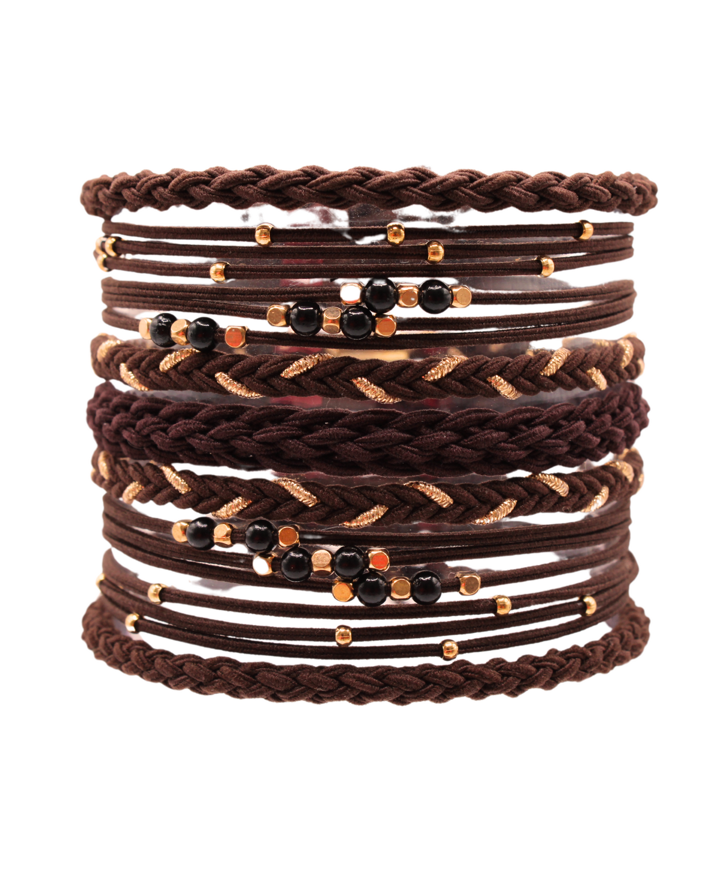 Mocha Hair Tie Bracelets