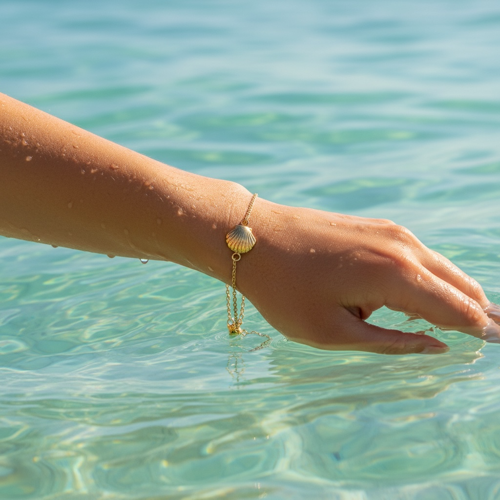 Sea Shell Charm Bracelet Set