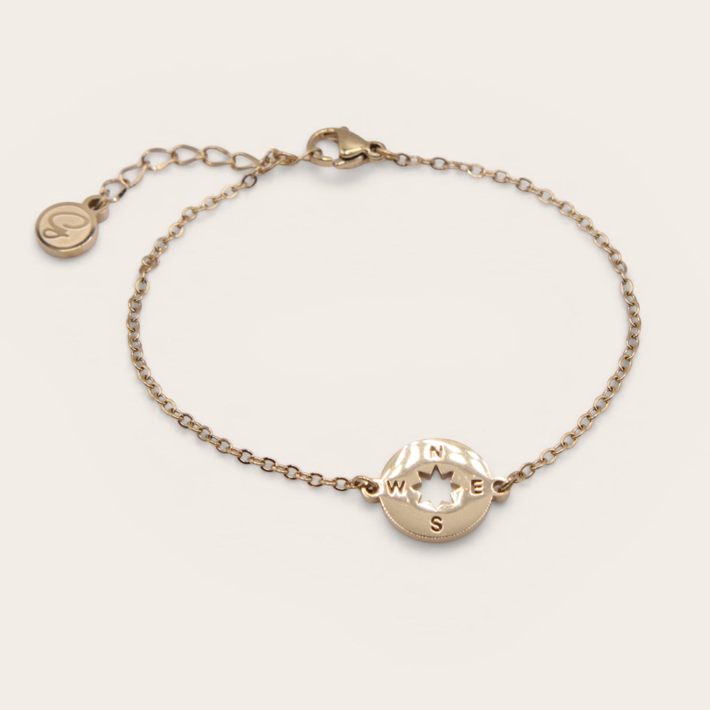 Compass Charm Bracelet Set