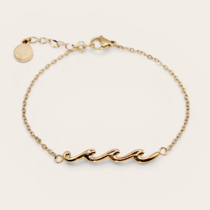 Wave Charm Bracelet Set