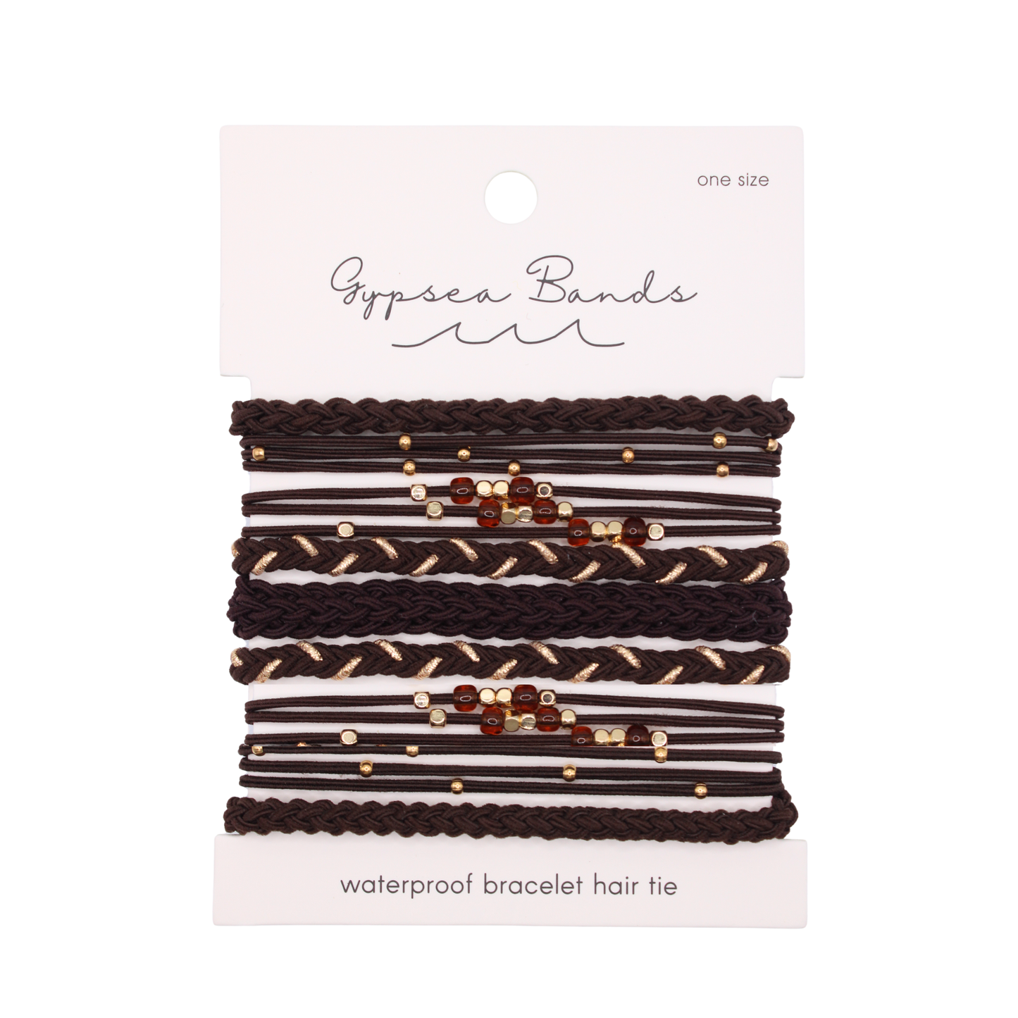 Mocha Hair Tie Bracelets